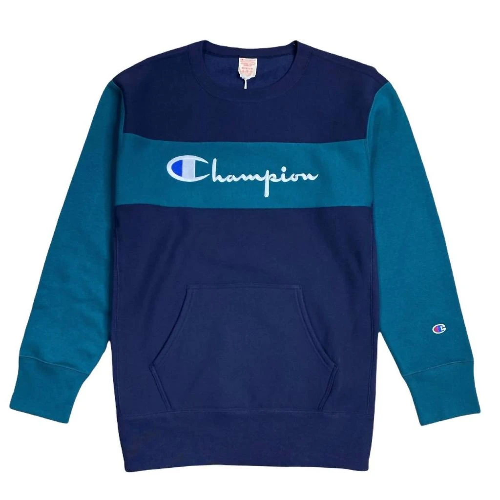 商品CHAMPION|Men'S Reverse Weave Sweatshirt in Navy,价格¥482,第1张图片