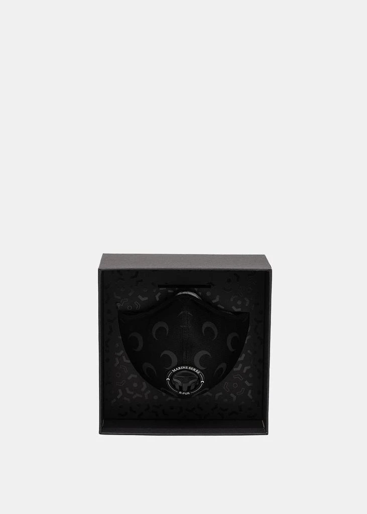 商品MARINE SERRE|Marine Serre Black Protective Face Mask,价格¥1344,第1张图片