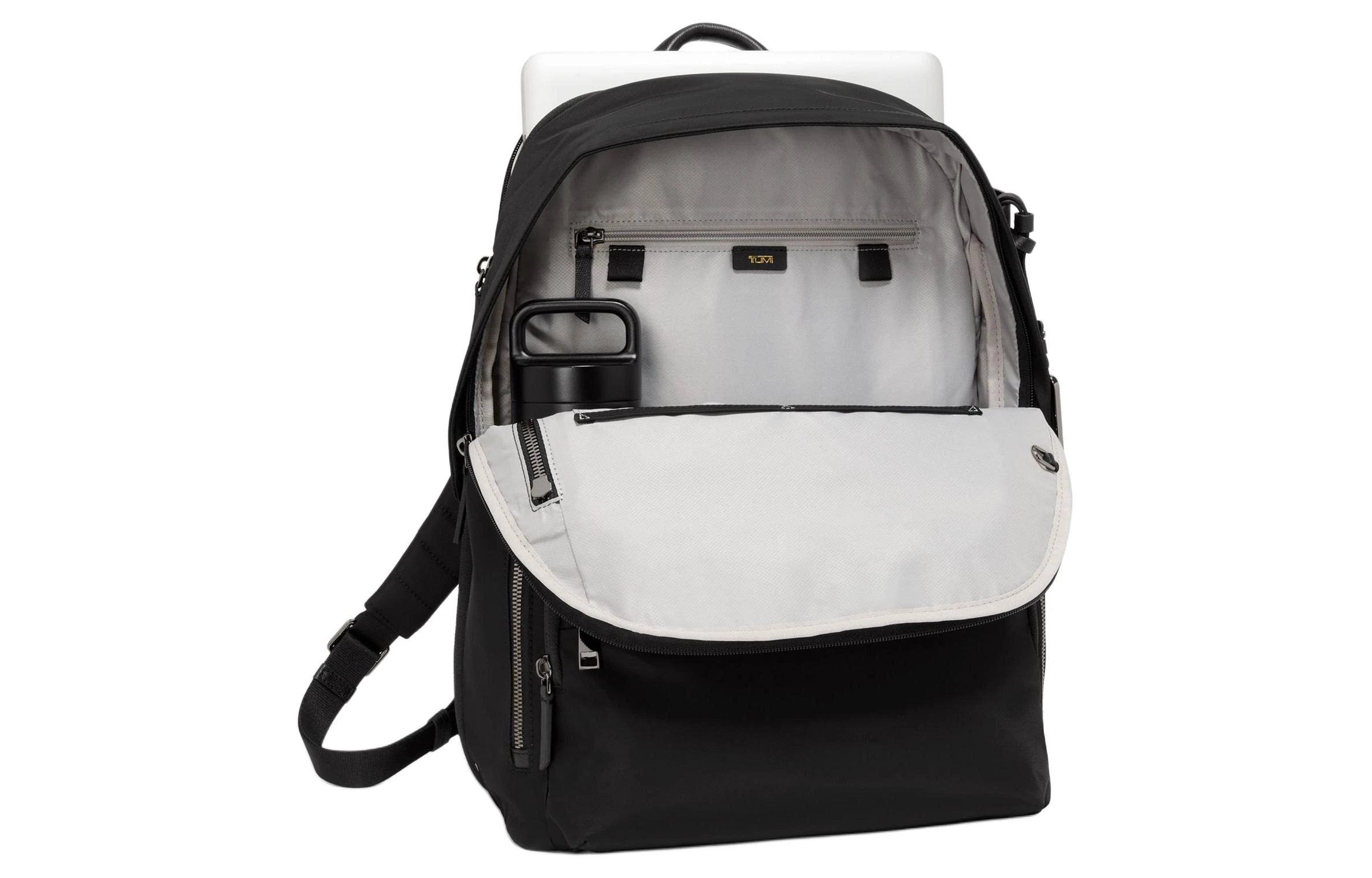 商品[国内直发] Tumi|途明 Montana 徽标Logo拉链开合 尼龙 双肩包 男款 黑色拼烟枪色,价格¥5139,第6张图片详细描述