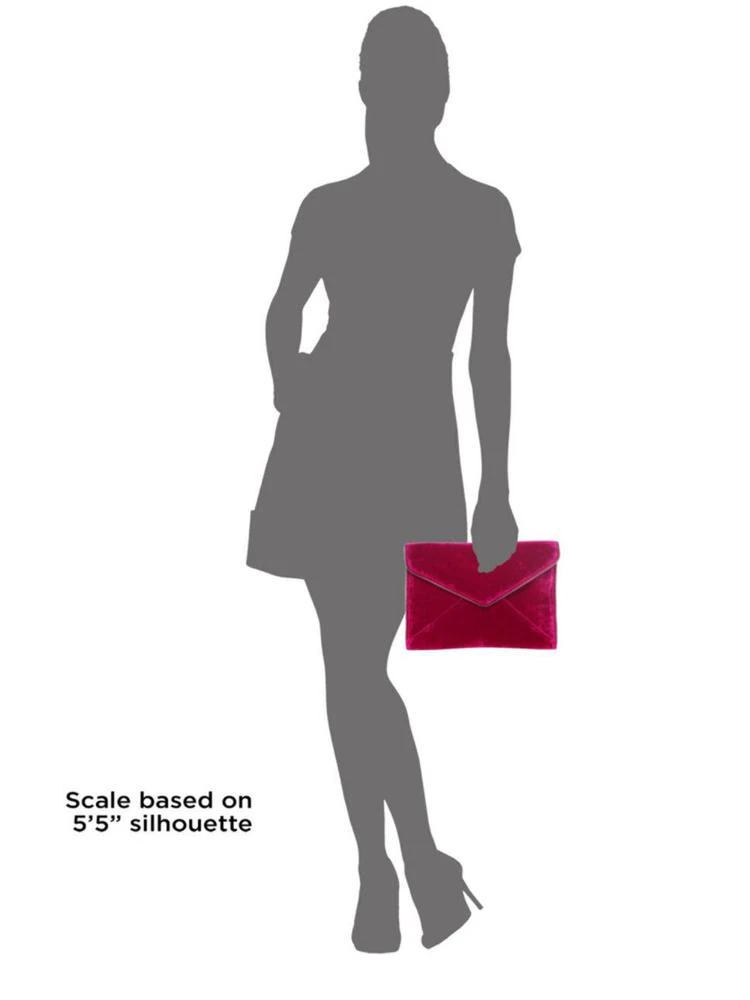 商品Rebecca Minkoff|Leo Velvet Clutch,价格¥285,第3张图片详细描述