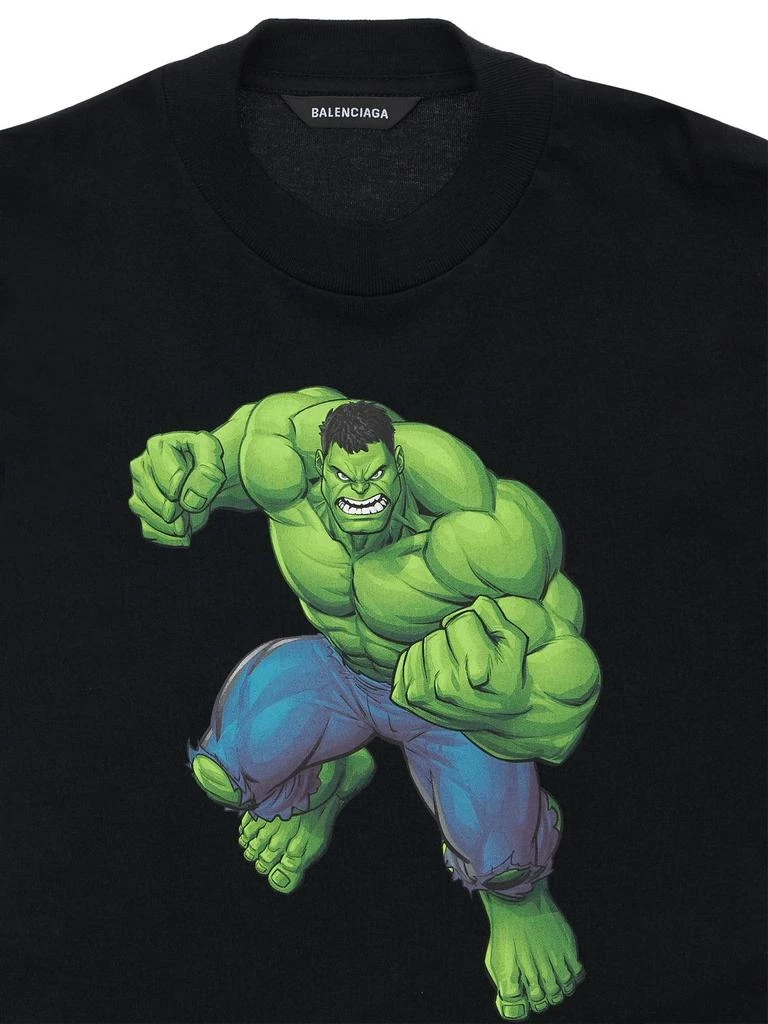 商品Balenciaga|Hulk Print Cotton Jersey T-shirt,价格¥1435,第1张图片