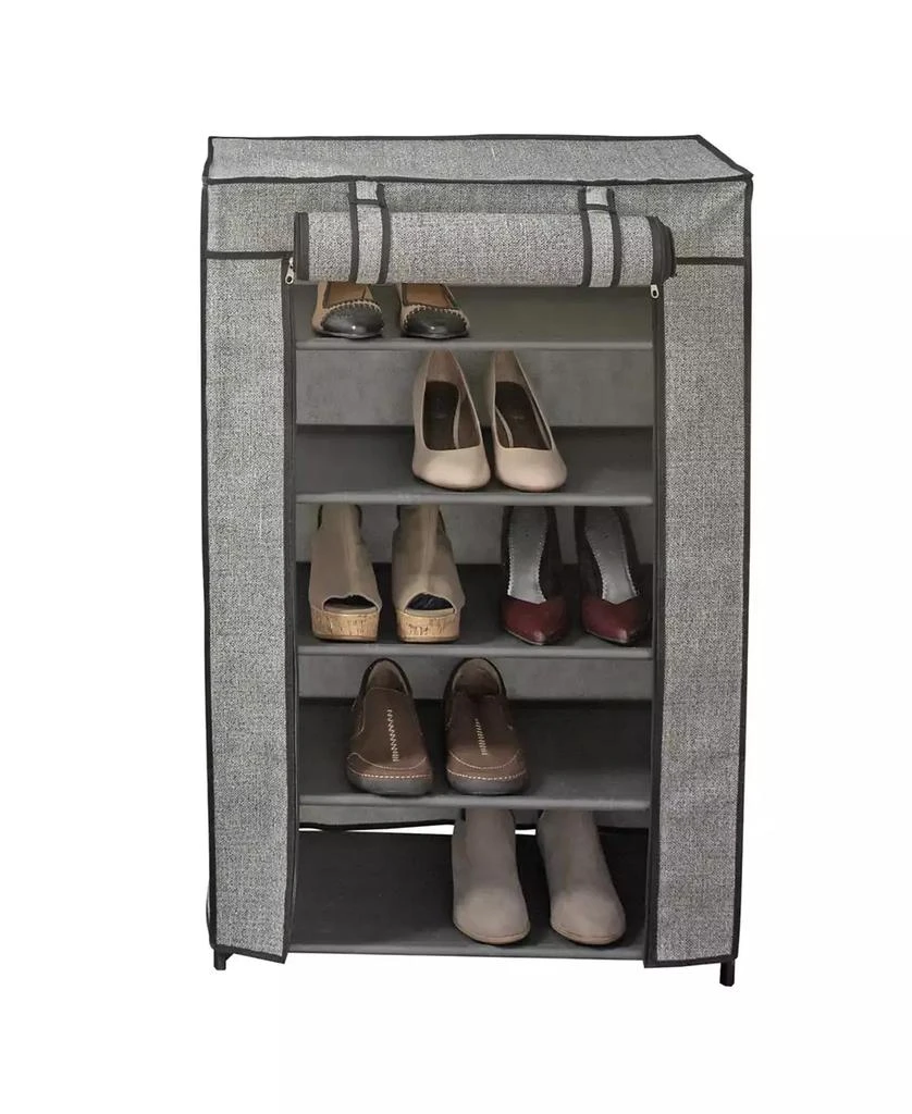 5 Tier Shoe Organizer with Cover 商品