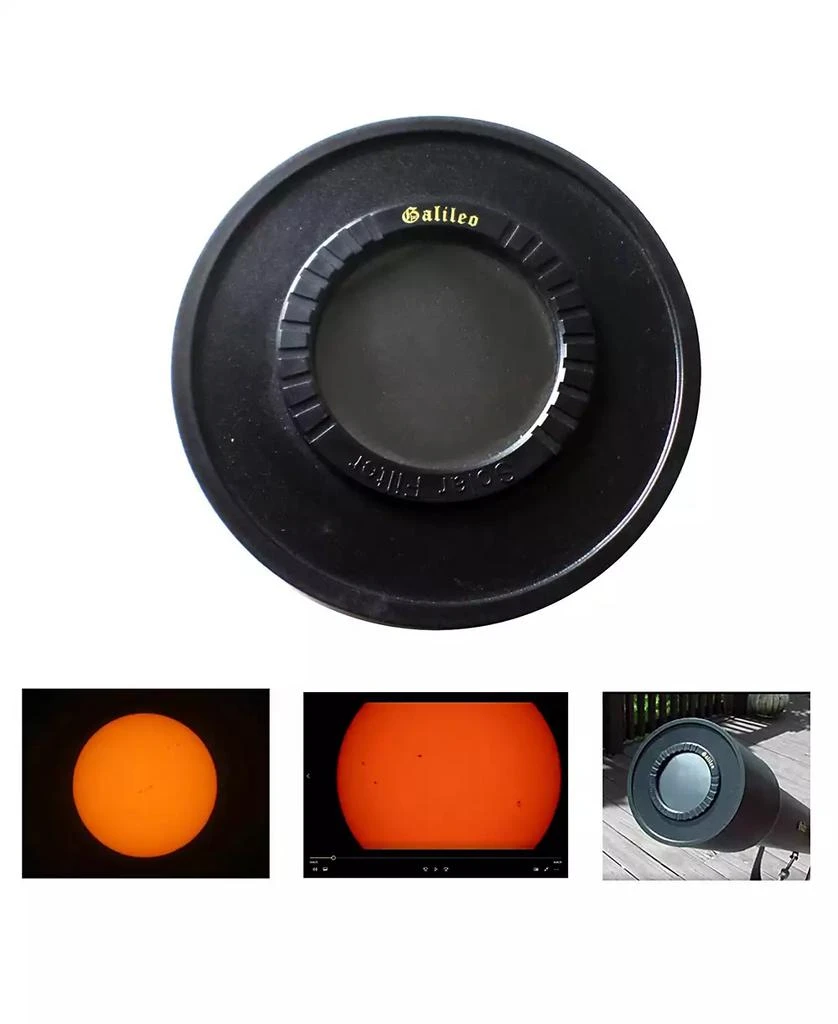 商品Galileo|Solar Filter Cap for 80mm and 90mm Reflector Telescopes,价格¥299,第1张图片