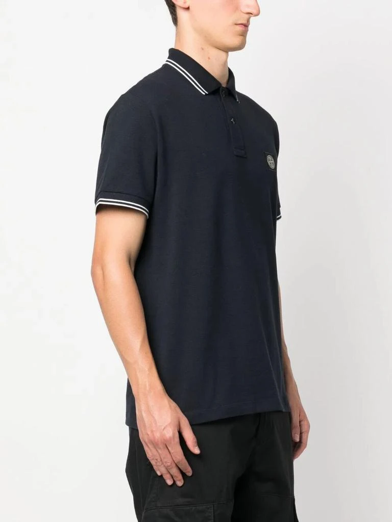 商品Stone Island|Logo polo shirt,价格¥1082,第3张图片详细描述