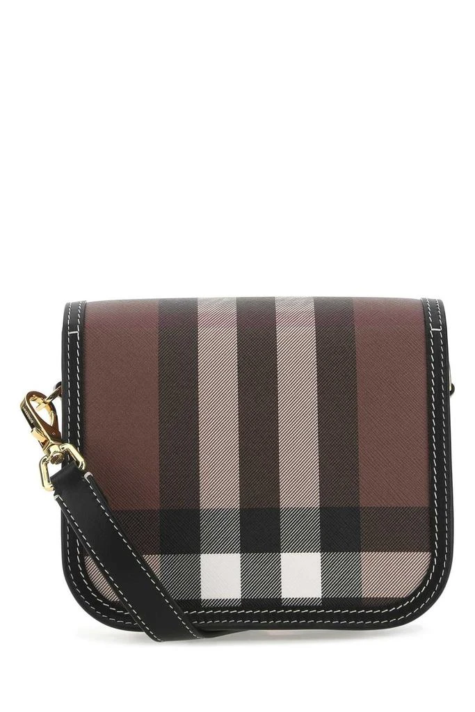 商品Burberry|Burberry Logo Engraved Checked Crossbody Bag,价格¥13615,第2张图片详细描述