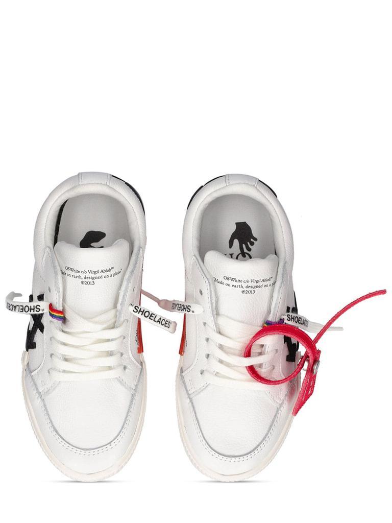 商品Off-White|Lace-up Leather Sneakers,价格¥2318,第5张图片详细描述