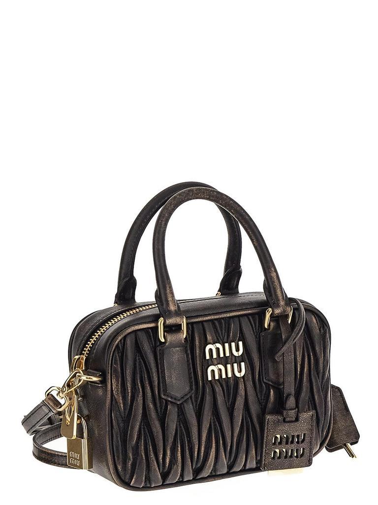 商品Miu Miu|Matelassé Nappa Leather Top-Handles Bag,价格¥14367,第4张图片详细描述