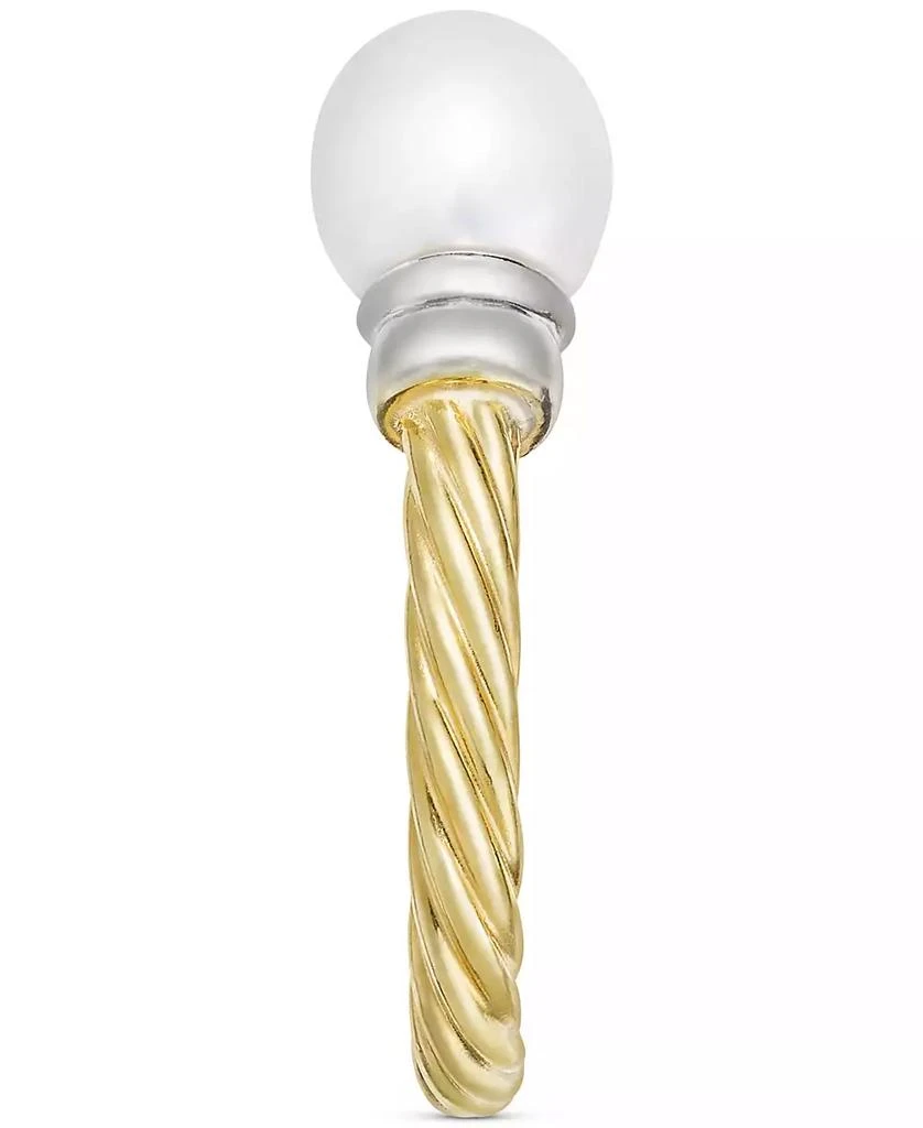 商品Macy's|Cultured Freshwater Pearl (7mm) Ring in 14k Two-Tone Gold-Plated Sterling Silver,价格¥393,第4张图片详细描述
