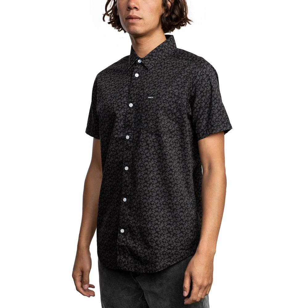 商品RVCA|Men's Porcelain Floral-Print Pocket Shirt,价格¥247,第2张图片详细描述