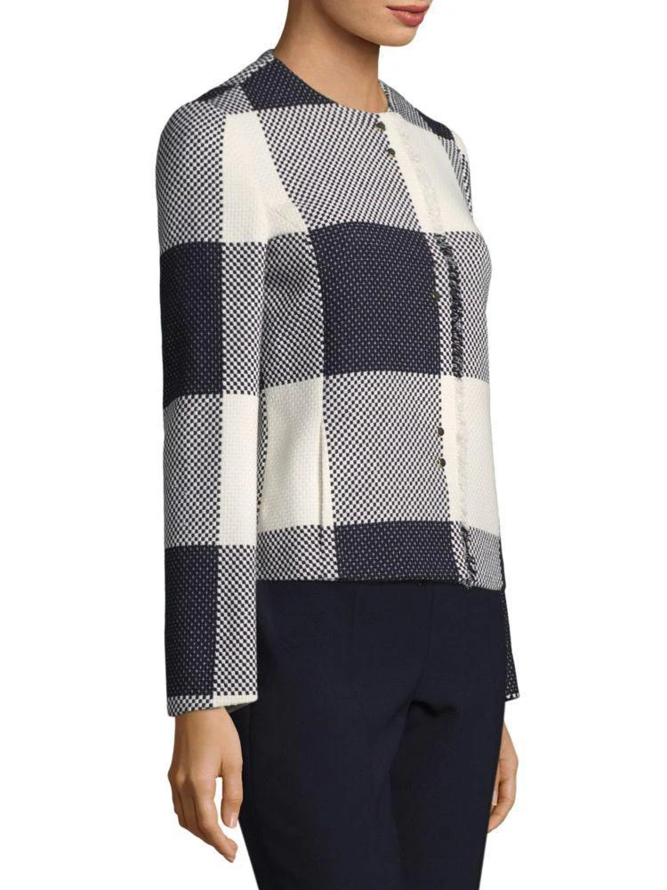 商品Hugo Boss|HUGO BOSS Karolie Checkered Blazer,价格¥1835,第3张图片详细描述