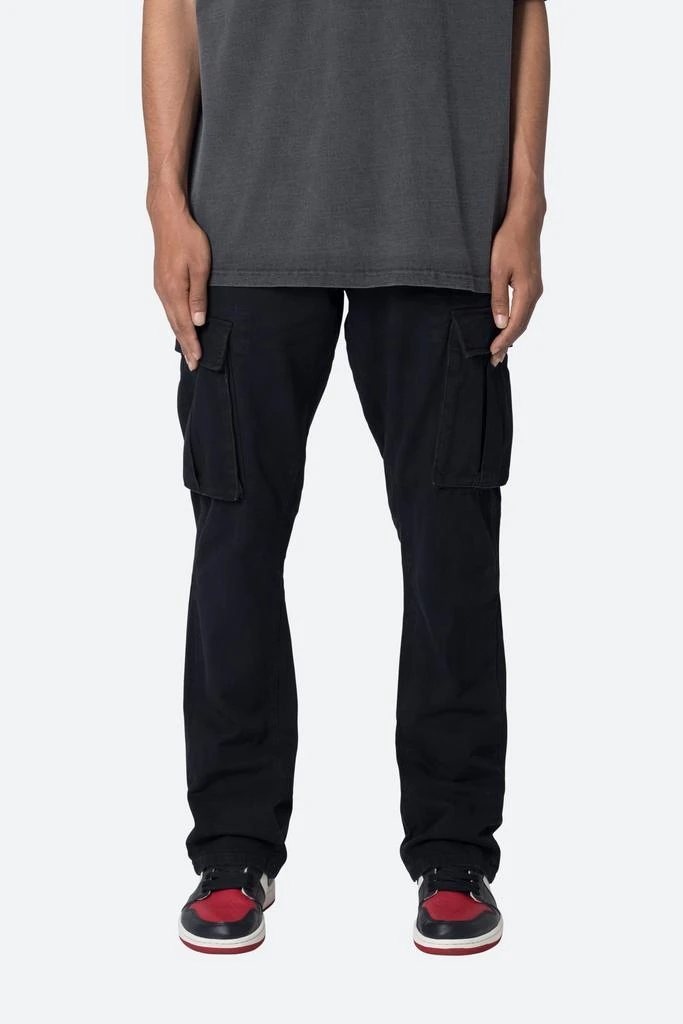 商品MNML|Twill Flare Cargo Pants - Black,价格¥502,第1张图片