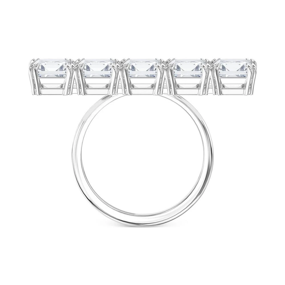 商品Swarovski|Silver-Tone Crystal Baguette Statement Ring,价格¥854,第3张图片详细描述