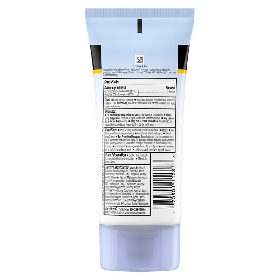 商品Neutrogena|Ultra Sheer Dry-Touch SPF 70 Sunscreen Lotion,价格¥127,第4张图片详细描述