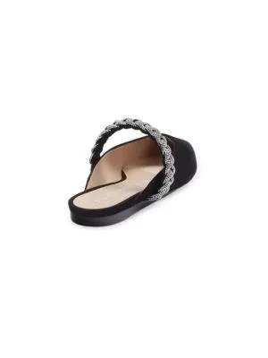 商品Stuart Weitzman|​Addison Pointed Toe Suede Mules,价格¥1266,第3张图片详细描述