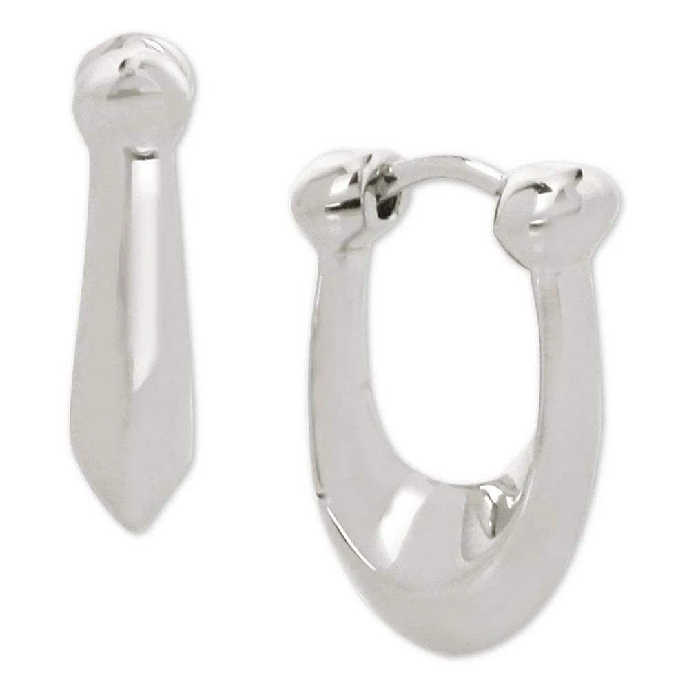 商品Coach|Signature C Huggie Hoop Earrings,价格¥237,第1张图片
