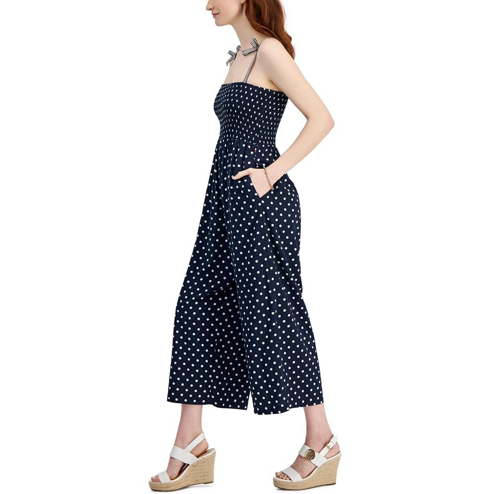 商品Tommy Hilfiger|Women's Polka-Dot Sleeveless Jumpsuit,价格¥437,第3张图片详细描述