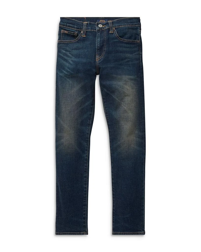 商品Ralph Lauren|Boys' Sullivan Stretch Slim Fit Jeans in Adams Wash - Little Kid, Big Kid,价格¥414,第1张图片