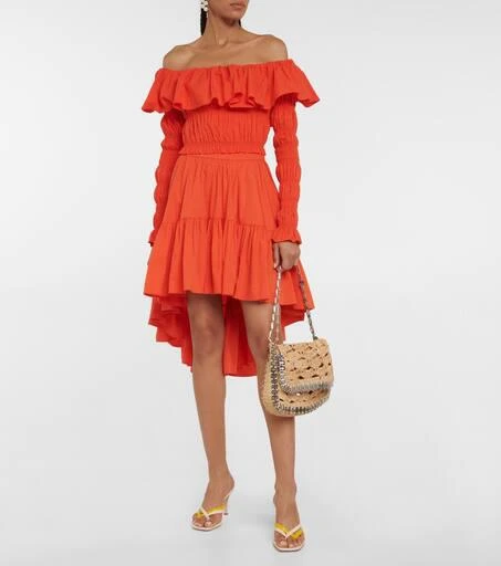 商品CAROLINE CONSTAS|Iris pleated miniskirt,价格¥1417,第2张图片详细描述