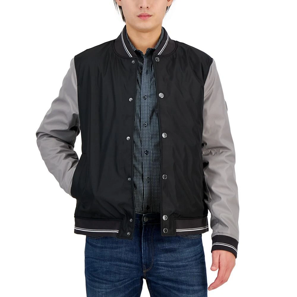 商品Michael Kors|Men's Colorblocked Baseball Jacket,价格¥649,第1张图片