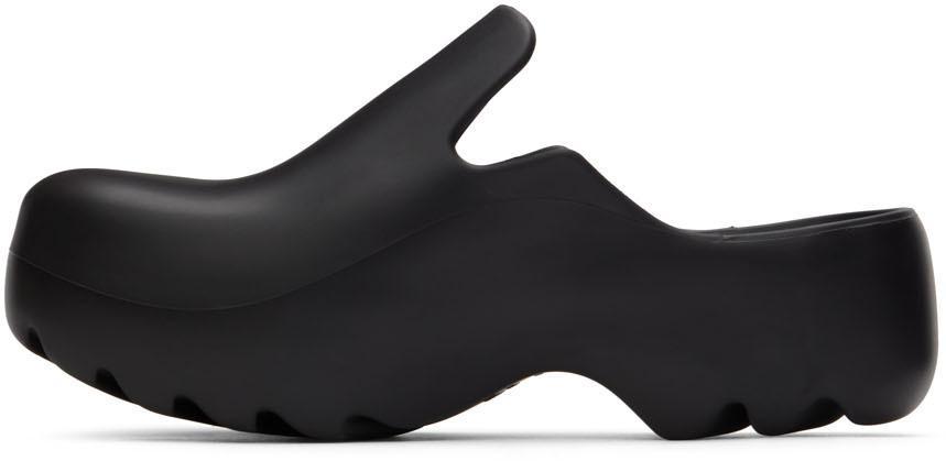 商品Bottega Veneta|Black Rubber Flash Clogs,价格¥4355,第5张图片详细描述