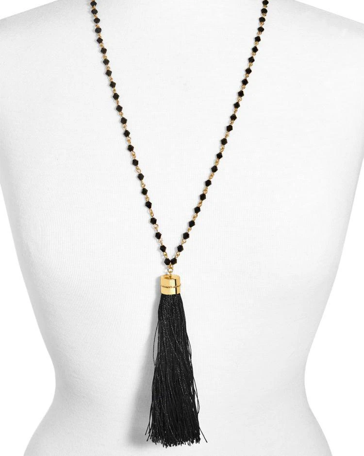 商品BAUBLEBAR|Ebony Tassel Pendant Necklace, 31.5",价格¥100,第1张图片