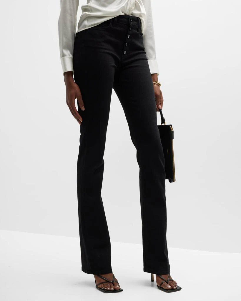 商品Paige|Manhattan High Rise Slim Bootcut Jeans,价格¥871,第1张图片