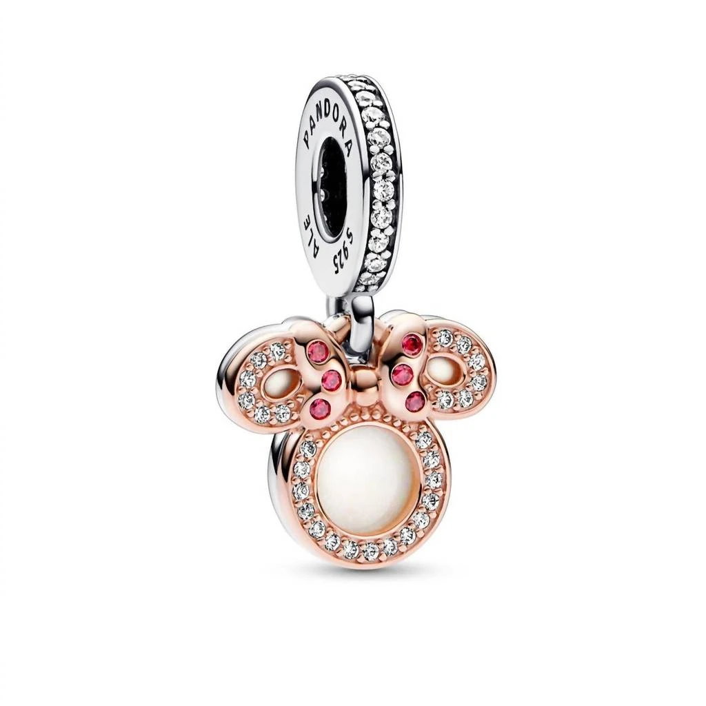 商品PANDORA|Women's Disney Minnie Pendant In Sterling Silver/rose Gold,价格¥667,第1张图片