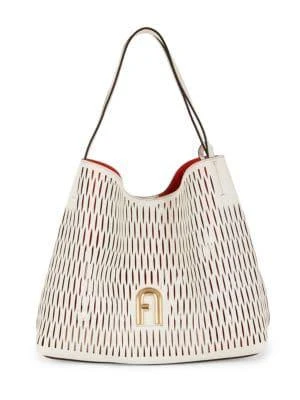 商品Furla|Laser Cut Leather Tote,价格¥2548,第1张图片