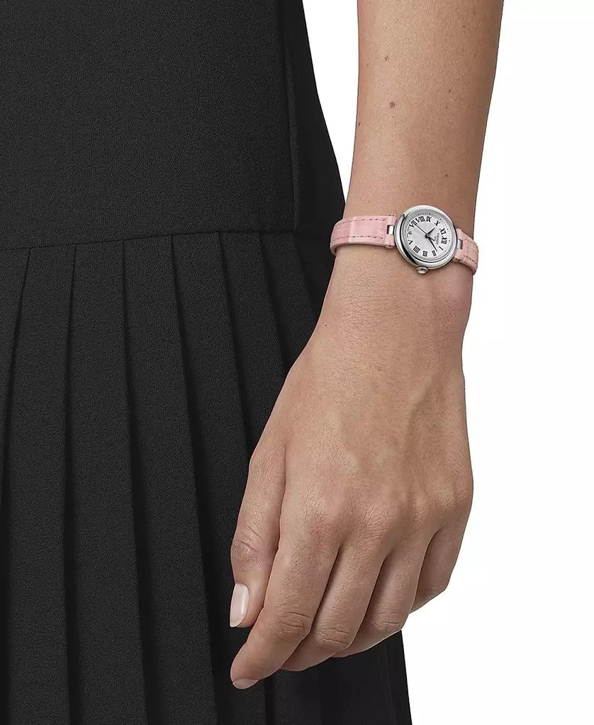 商品Tissot|Women's Swiss Bellissima Small Lady Pink Leather Strap Watch 26mm,价格¥3077,第5张图片详细描述