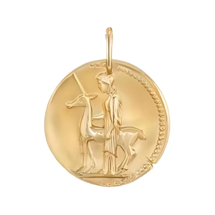 商品[国内直发] Van Cleef & Arpels|梵克雅宝 星座Zodiaque系列 十二星座 18k 吊坠 男女同款情侣款 金色,价格¥21610,第1张图片
