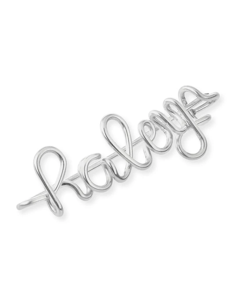 商品Atelier Paulin|Personalized 15-Letter Wire Brooch, Silver,价格¥2363,第2张图片详细描述