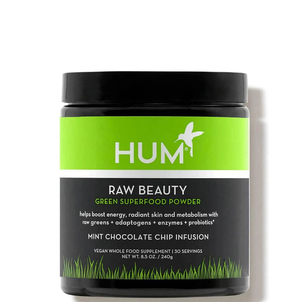 商品Hum Nutrition|HUM Nutrition Raw Beauty - Mint Chocolate Chip Infusion,价格¥324,第1张图片