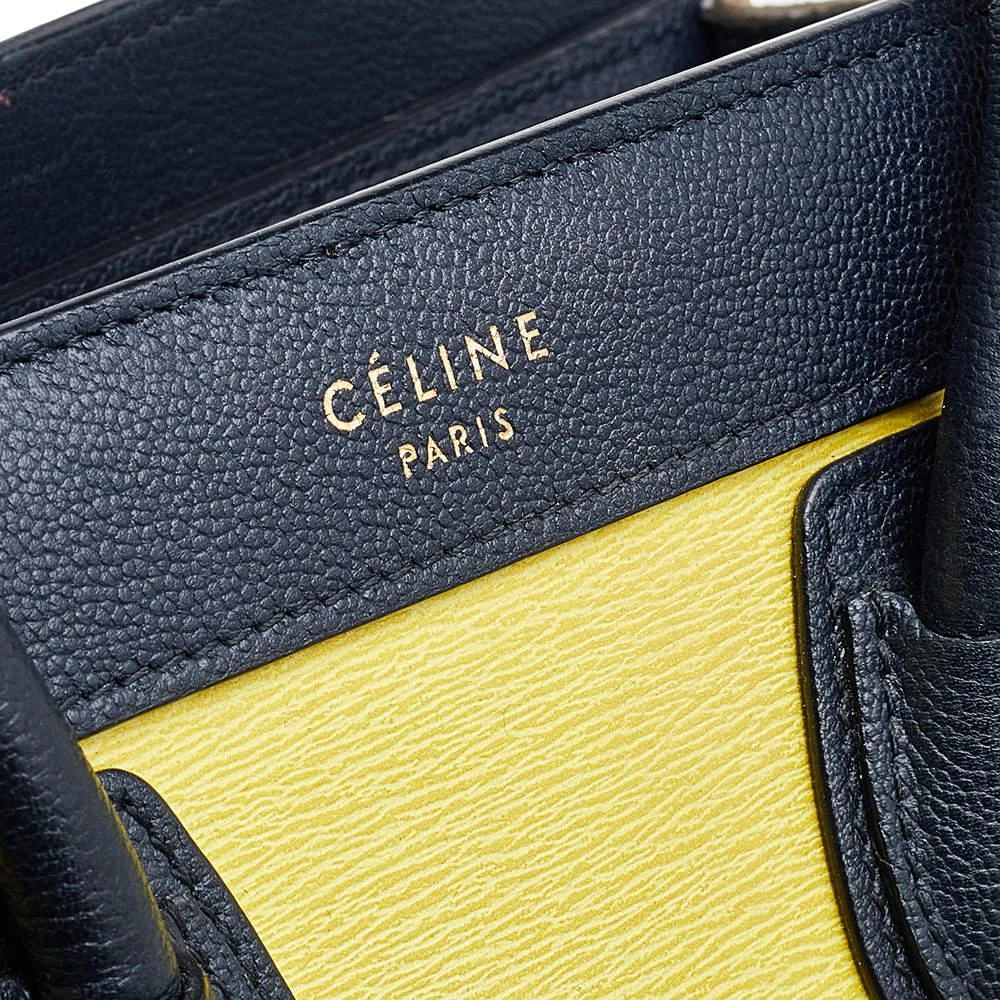 Céline Tri Color Leather Nano Luggage Tote 商品