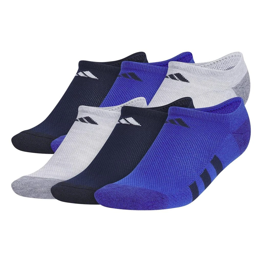 商品Adidas|Athletic Cushioned 6-Pack No Show (Little Kid/Big Kid/Adult),价格¥110,第1张图片