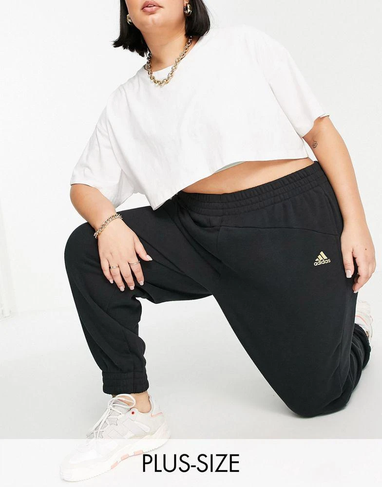 商品Adidas|adidas Beat The Cold plus jogger in black,价格¥162,第1张图片