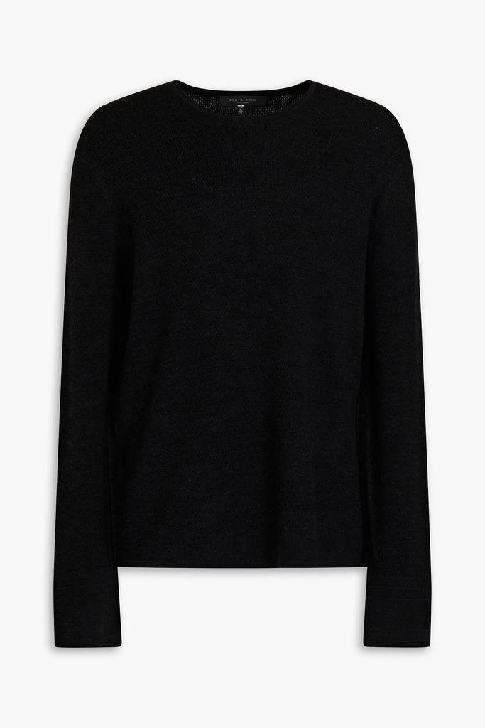 商品Rag & Bone|Brushed mélange wool-blend sweater,价格¥563,第1张图片