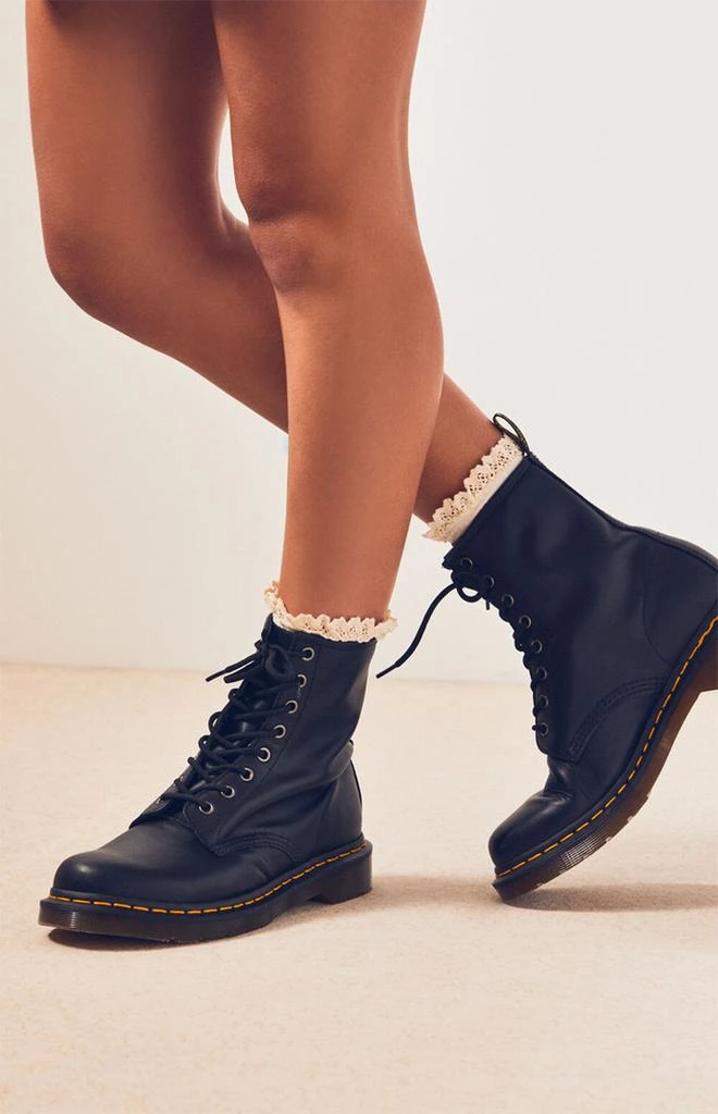 商品Dr. Martens|Women's Black Nappa Leather Boots,价格¥1417,第1张图片