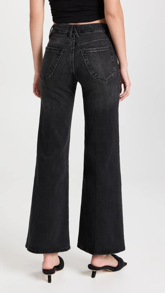 商品Good American|Good American Good Waist Palazzo 牛仔裤,价格¥332,第3张图片详细描述