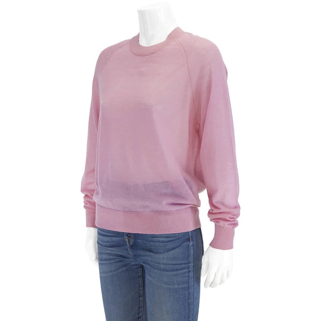 商品Burberry|Burberry Ladies Open-stitch Detail Cashmere Sweater, Size Small,价格¥1251-¥3781,第4张图片详细描述