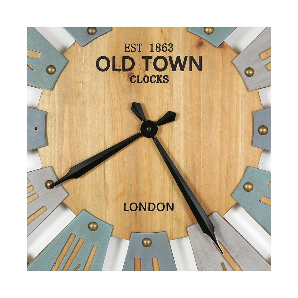 商品Luxen Home|Windmill Wall Clock,价格¥449,第2张图片详细描述