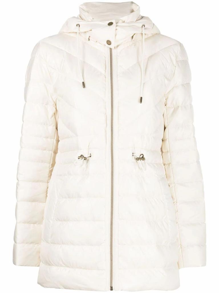 Michael Kors Women's  Beige Polyester Down Jacket商品第1张图片规格展示