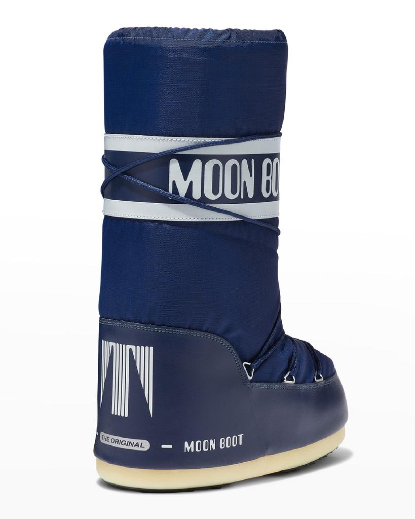 Nylon Lace-Up Snow Boots商品第2张图片规格展示