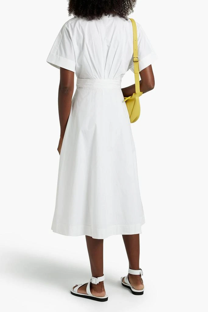 商品Equipment|Cayler pleated cotton-poplin midi dress,价格¥1683,第1张图片