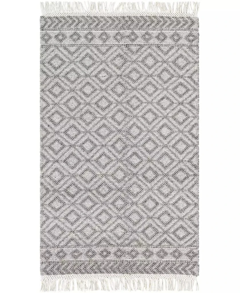商品Surya|CLOSEOUT! Farmhouse Tassels FTS-2302 Black 5' x 7'6" Area Rug,价格¥3042,第1张图片