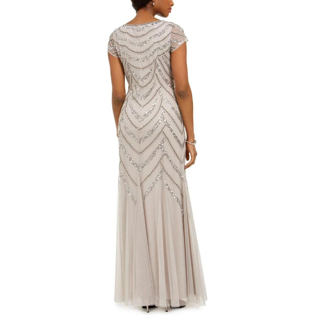 商品Adrianna Papell|Womens Sequined Maxi Evening Dress,价格¥585,第2张图片详细描述