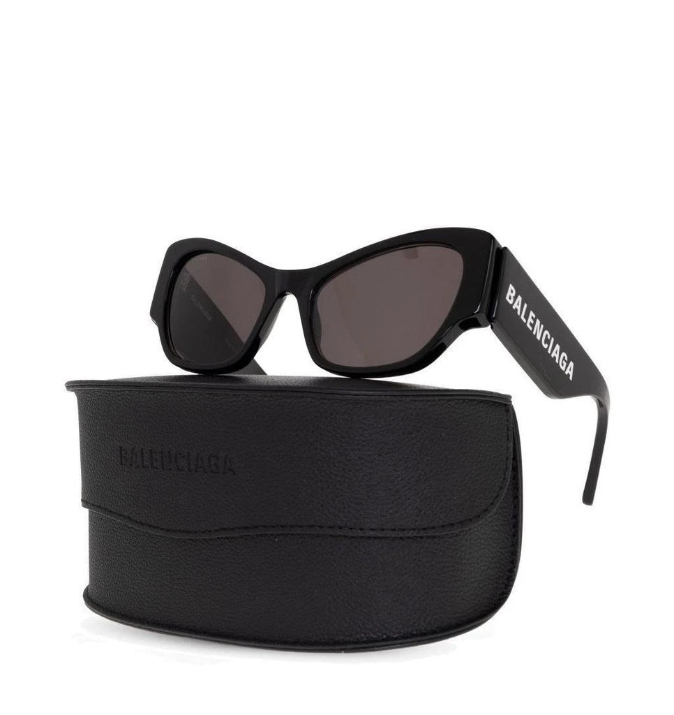 商品Balenciaga|Balenciaga Eyewear Logo Side Printed Sunglasses,价格¥2534,第2张图片详细描述