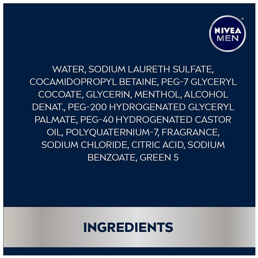 商品Nivea|Energy Body Wash With Mint Extract Mint + Cedarwood,价格¥37,第4张图片详细描述
