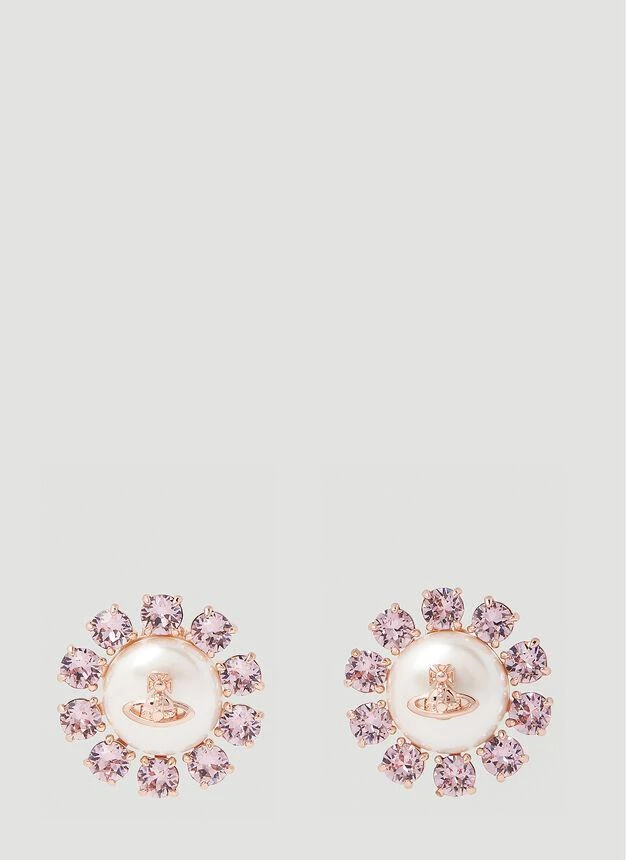 商品Vivienne Westwood|Floealla Earrings in Pink,价格¥971,第1张图片