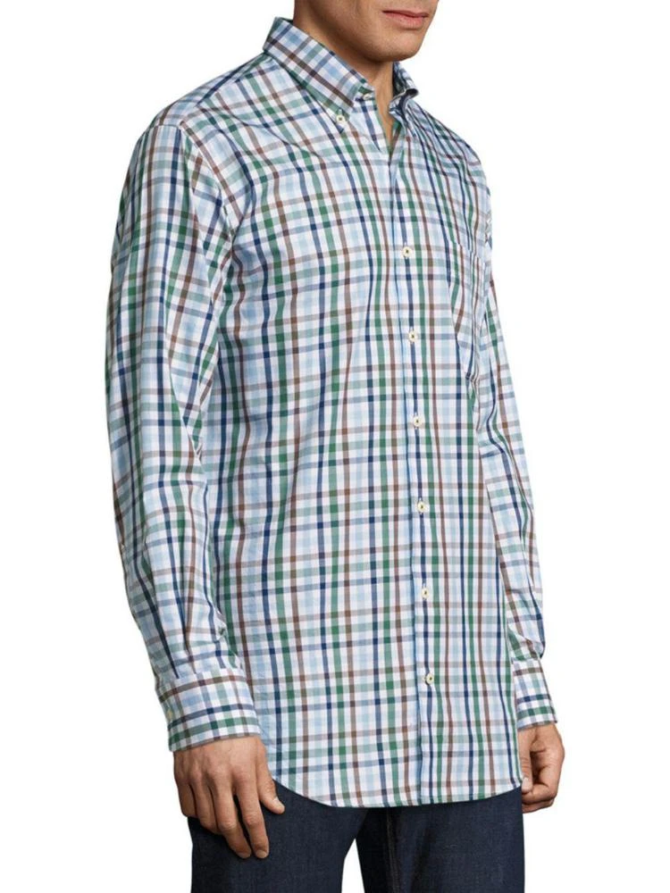 商品Peter Millar|Trail Plaid Cotton Shirt,价格¥488,第3张图片详细描述