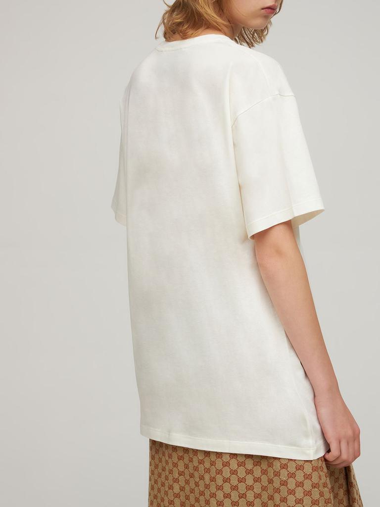 商品Gucci|The North Face Printed Cotton T-shirt,价格¥5067,第5张图片详细描述